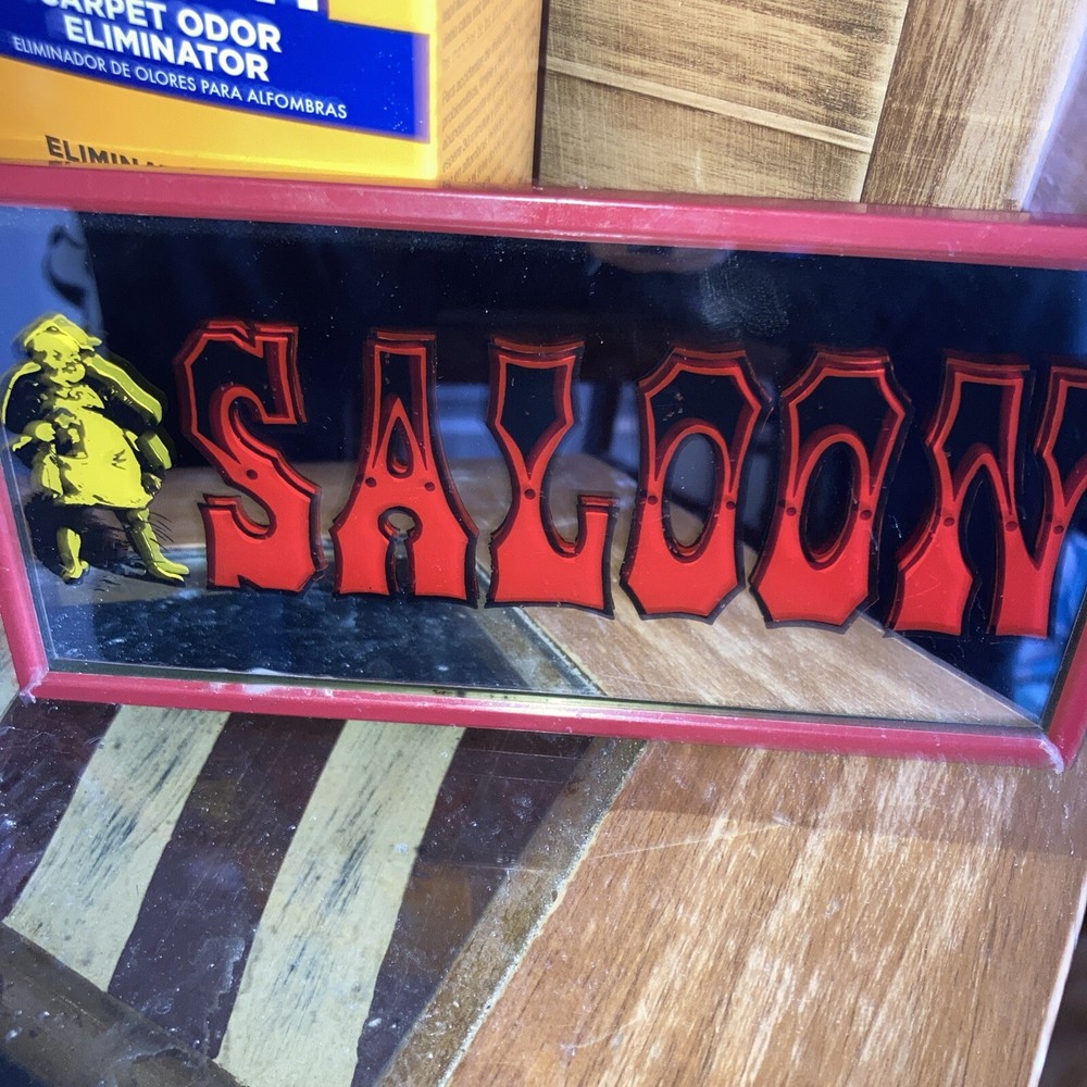 Saloon Mirror Sign,L@@K!