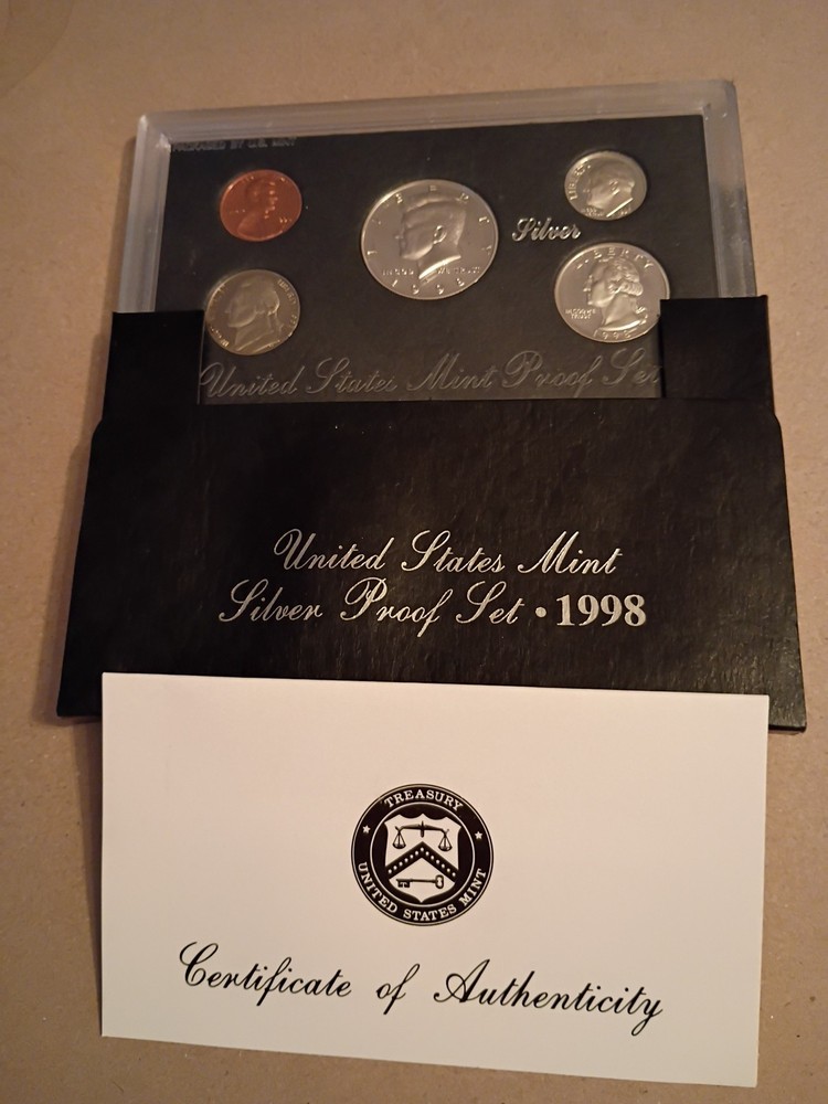 1998 US MINT SILVER PROOF SET