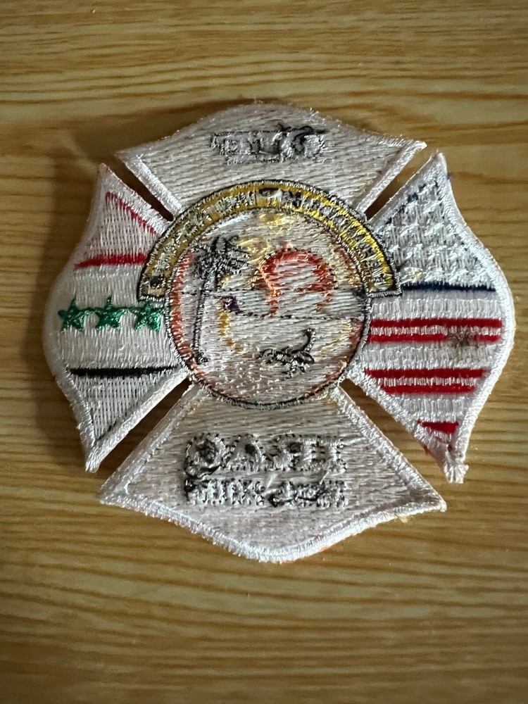 OIF Taquddum Fire Rescue Iraq Patch