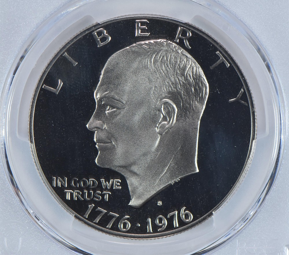 1976-S Eisenhower $1 Clad Type 2 PR69 DCAM PCGS Blue Label