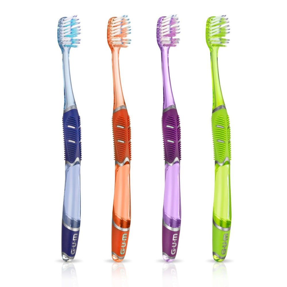 Deep Clean Toothbrush, Compact Soft, 3 Pack, Extra Fine Bristles for Sensitive T