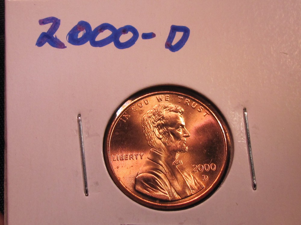2000 D - Lincoln Memorial Cent