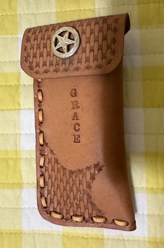 Vintage Leather Tooled Items