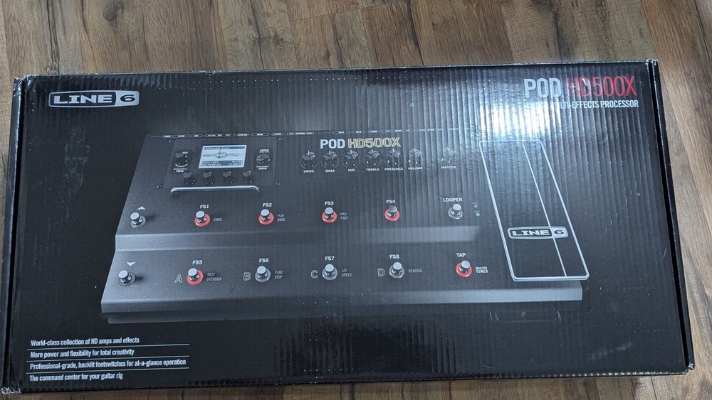 Line 6 POD HD500X Digital Multi-Effects Processor Looper w/ Original Box