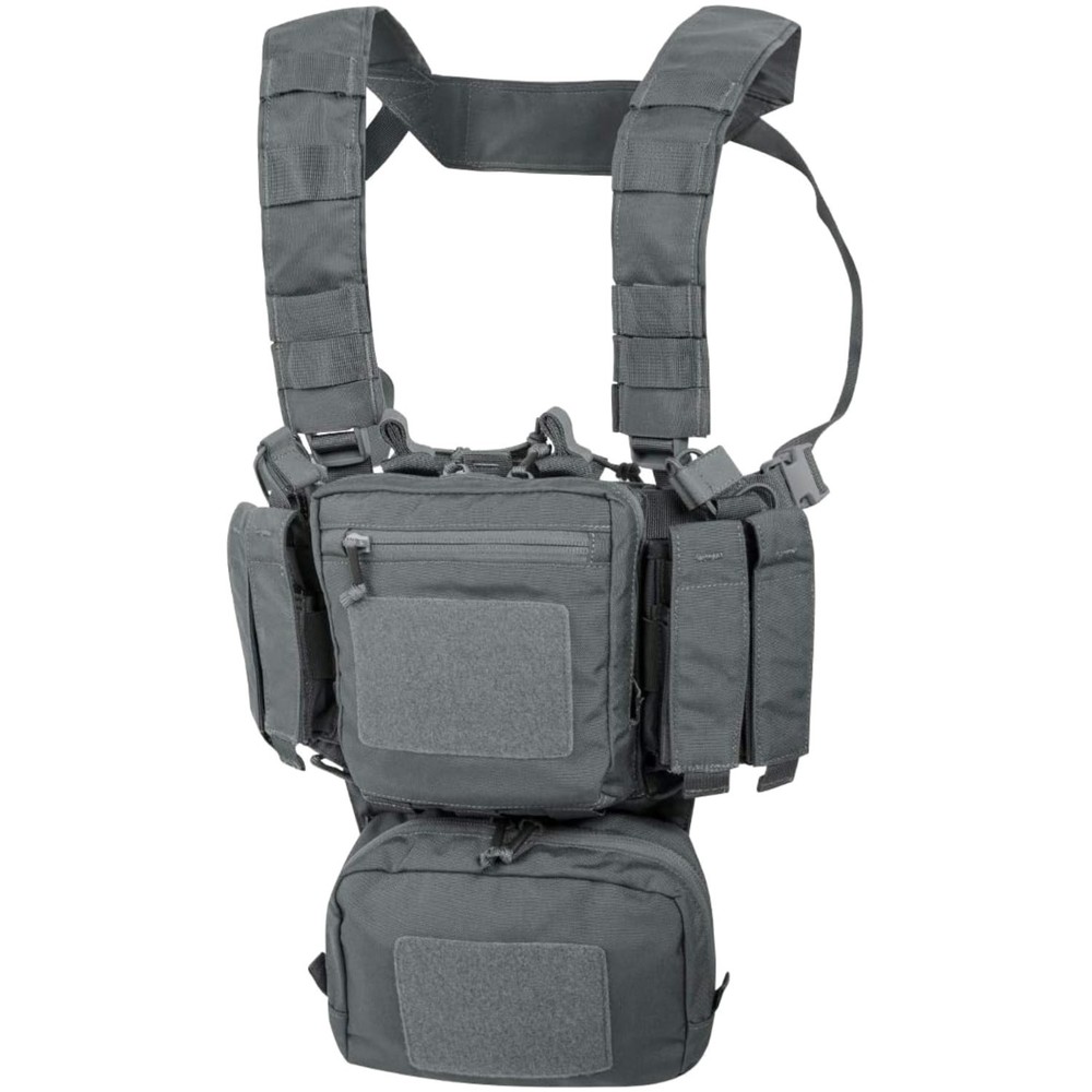 Shadow Grey MOLLE Tactical Chest Rig - Adjustable, Lightweight, and Functional