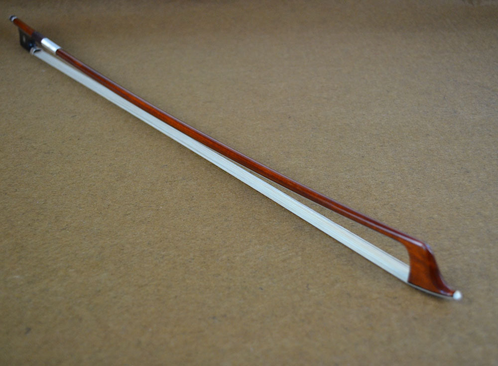 Top Model Pernambuco Cello Bow Master Level Pure Silver Mounted Well Balanced