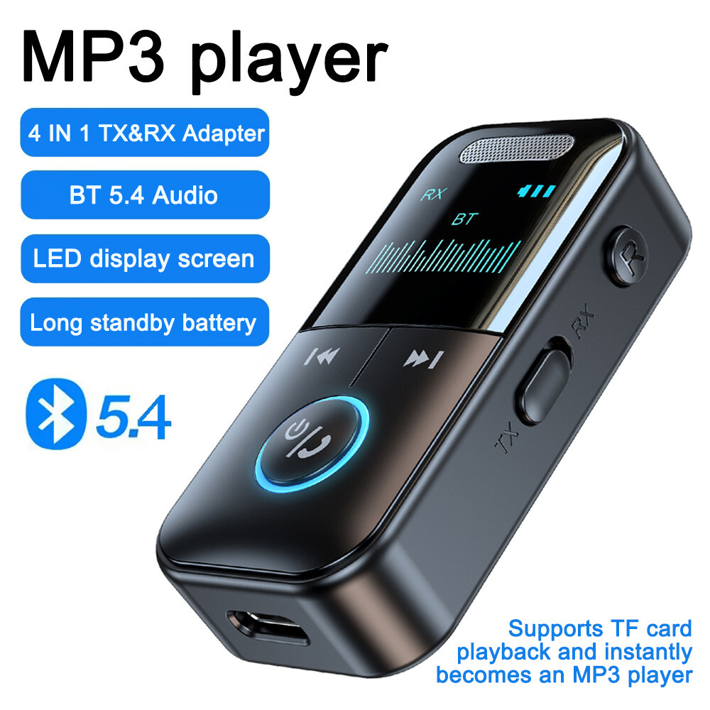Wireless Bluetooth Transmitter Receiver MP3 Player Car Audio 3.5mm AUX Adapter