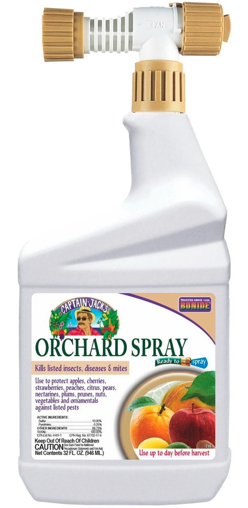 Captain Jack's 216 Fruit Tree  Nut & Citrus Orchard Spray 32 oz Ready To Use