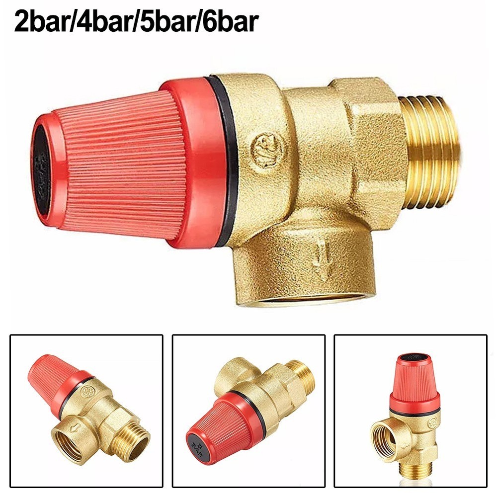 Brass Safety Valve Solar Water Heater Brass Safety Valve Brass Safety Valve