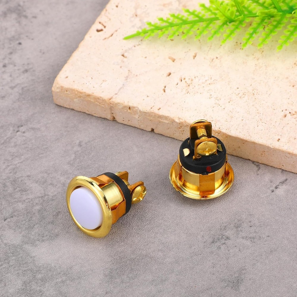 Elegant Lighted Doorbell Button Replacement - 2 Pack Weather-Resistant Kit