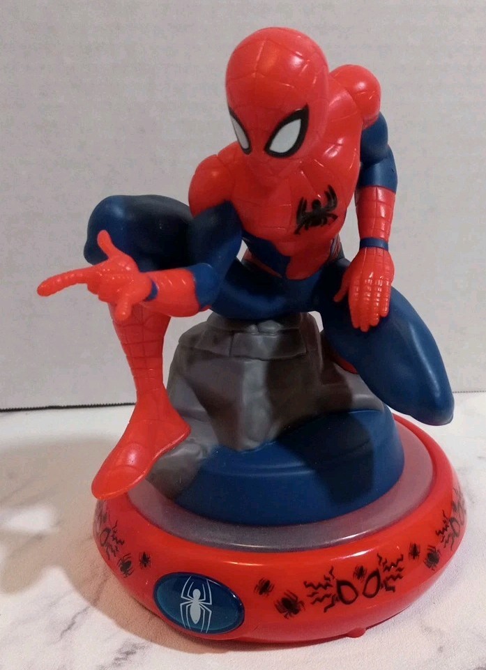 Marvel Spiderman Night Light 2022 Battery Operated Tested Working