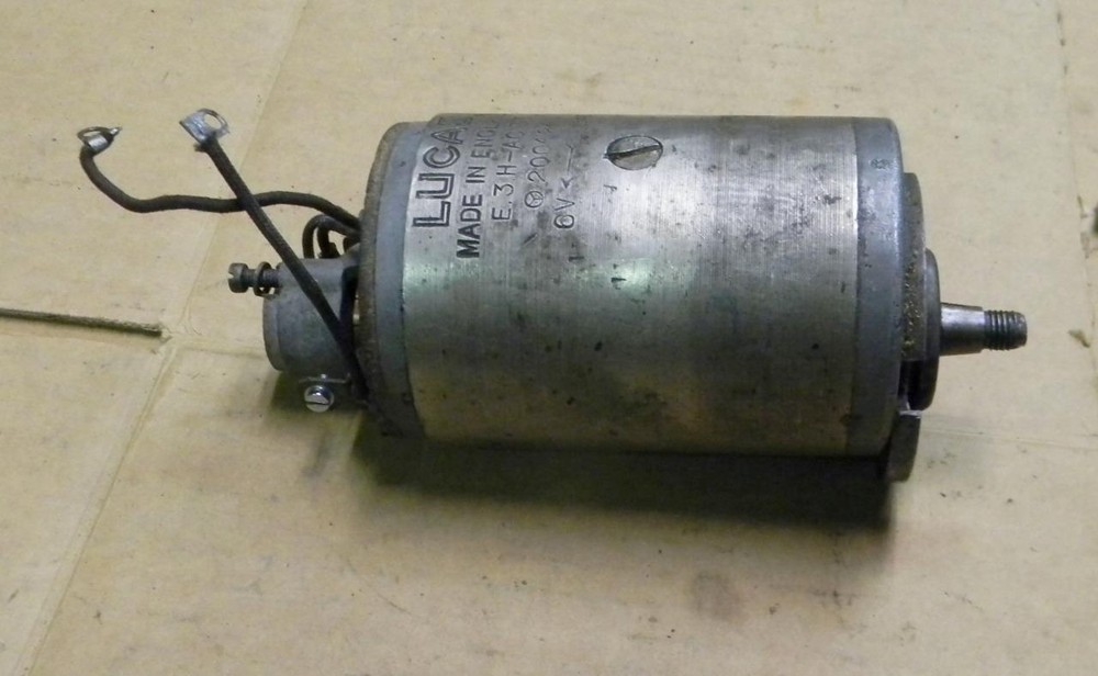 LUCAS E3H FUNCTIONING BUT INCOMPLETE GENERATOR 1946 DATED