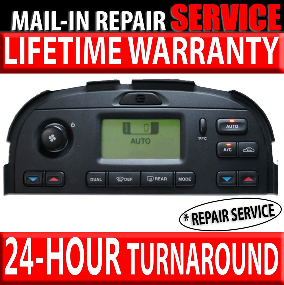 03-08 Jaguar S-Type & X-Type Climate Control Module [REPAIR SERVICE]