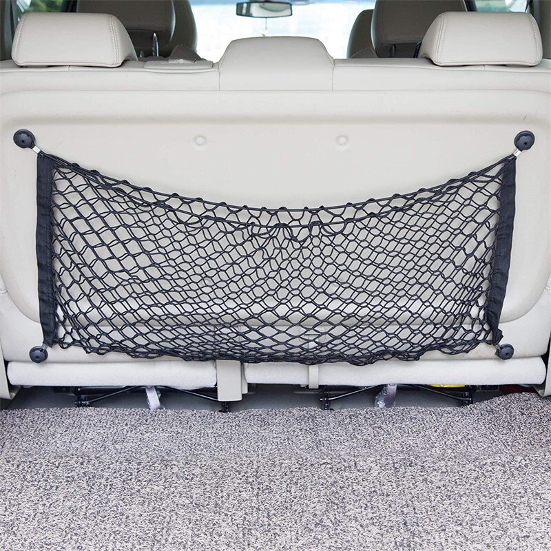 Car Trunk Cargo Net Accessories Universal Storage Envelope Style Elastic Mesh