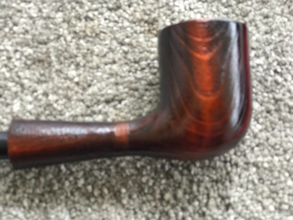 TURKIEWICZ COPPER STAINED CHERRYWOOD HAND MADE BEAUTIFUL BRANDY PIPE