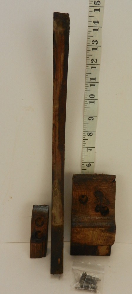 White Sewing Machine Co. Parlor Cabinet Machine Platform Guide & Stop Blocks