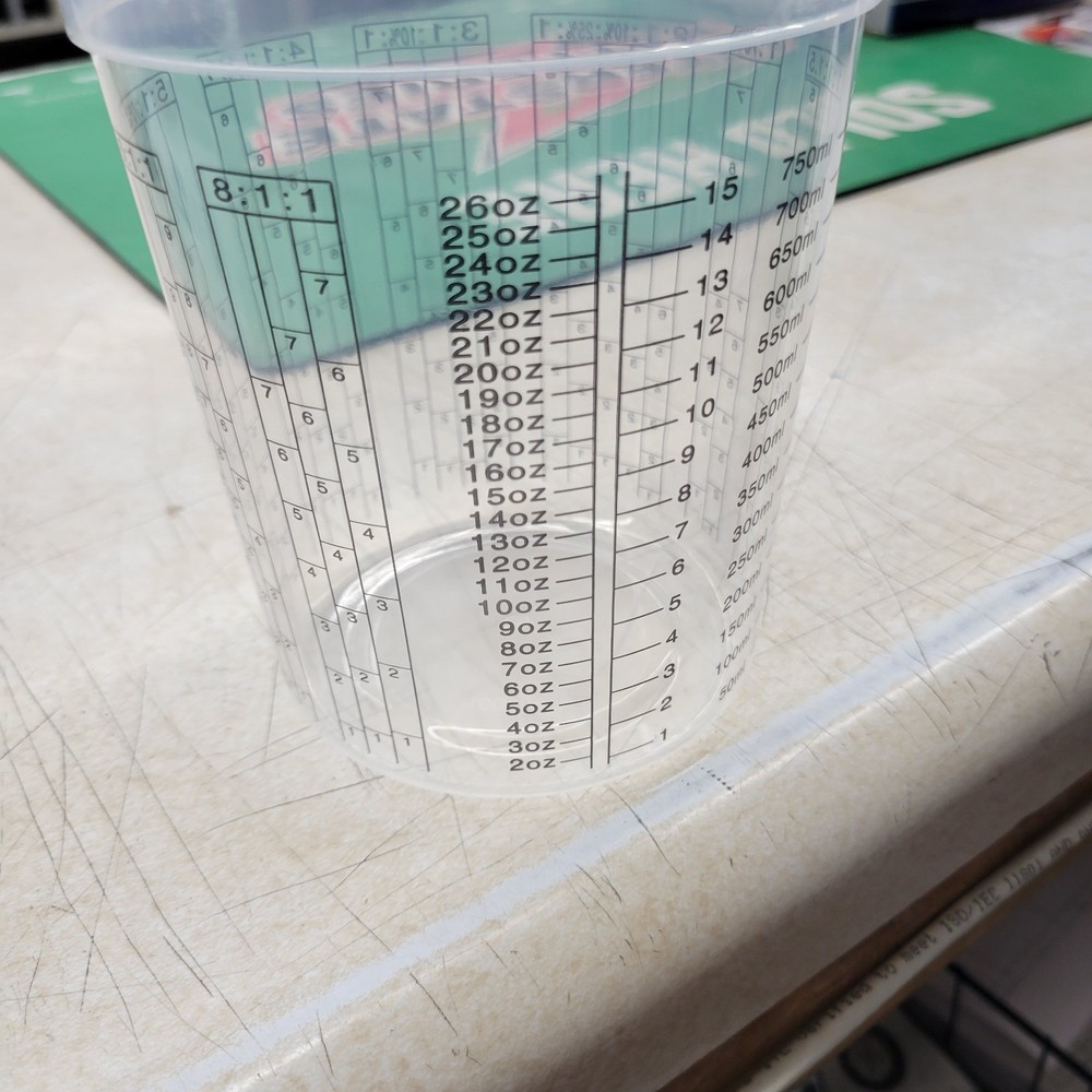 Quart Mixing Cups 25 PACK 32 oz