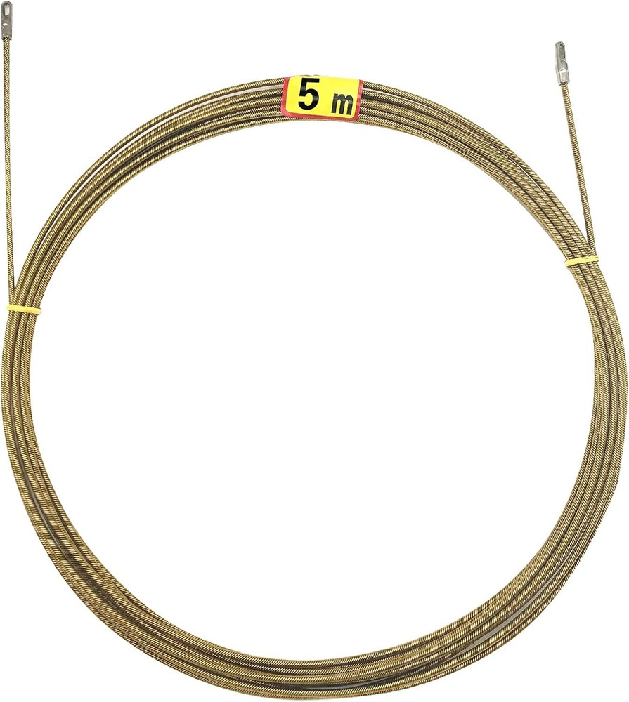 16ft Electrical Spring Wire Threader Fish Tape Fastener Cable Wire Puller Tool U