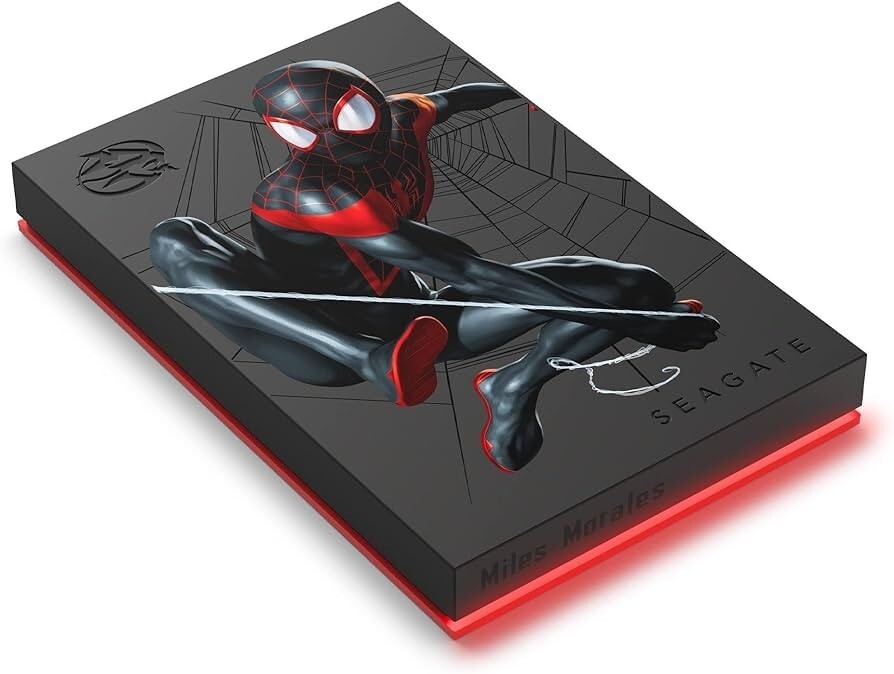 Marvel Miles Morales SPIDER-MAN 2TB External Hard-Drive by Seagate