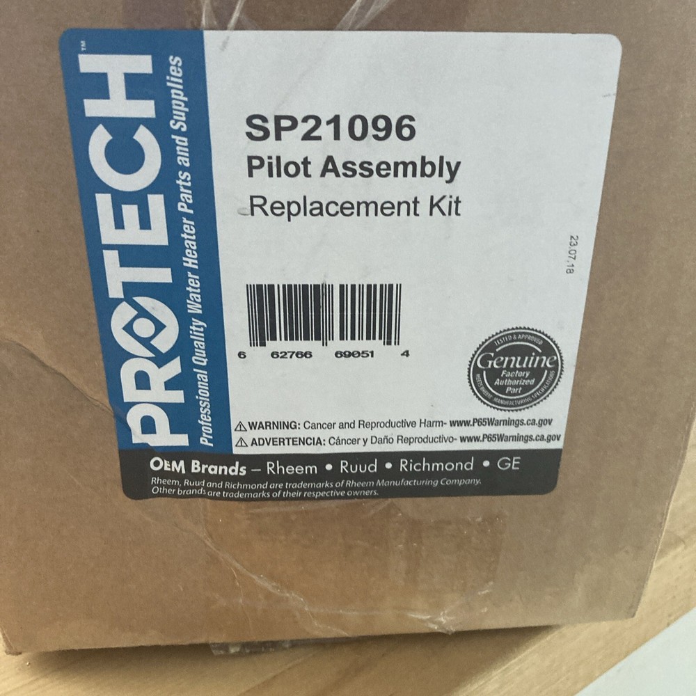 SP21096 Pilot Assembly with Bracket Rheem, Ruud, Richmond, GE