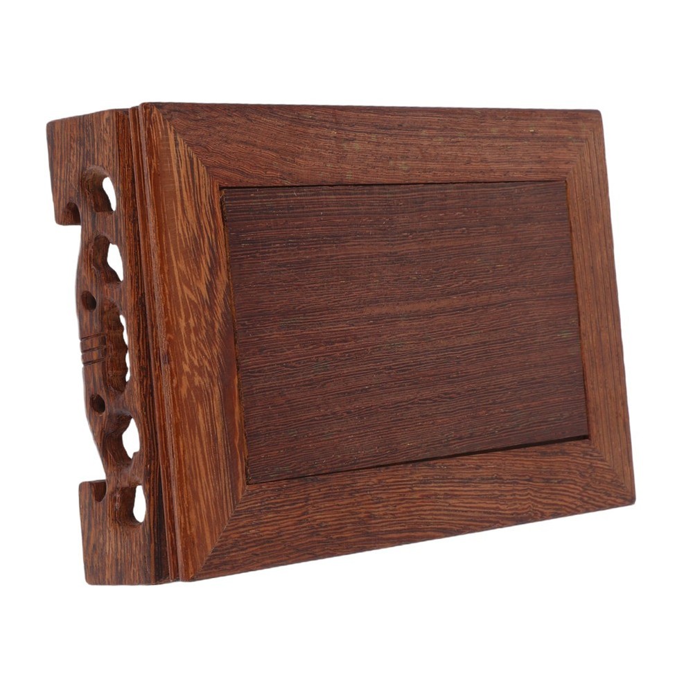 Wood Display Stand Pedestal Rectangular Base for Home Craft Decoration