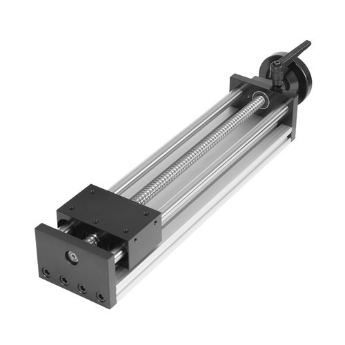 250mm Manual Sliding Table Linear Rail Guide with Dual Optical Axis Design