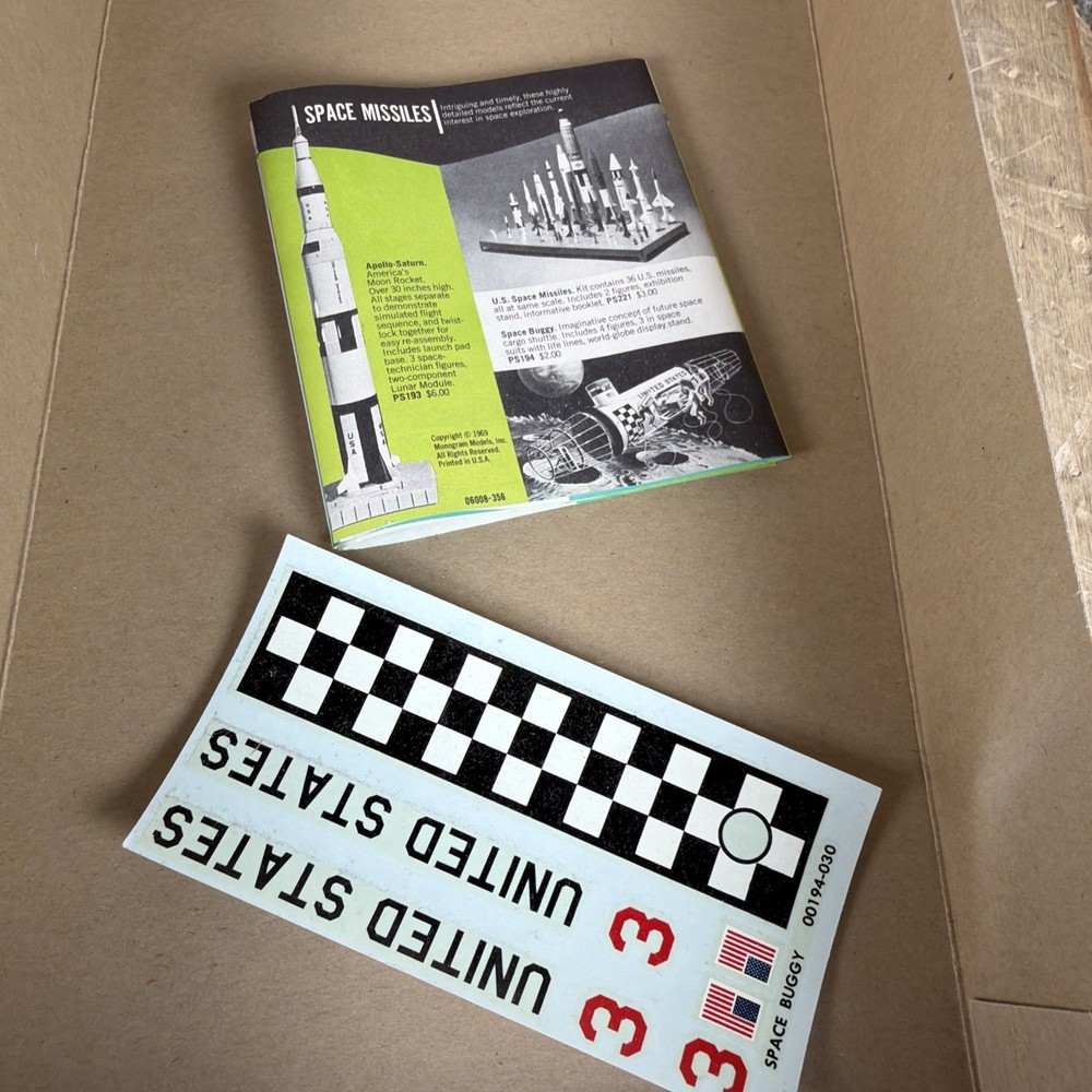 Monogram Space Buggy Model Kit No. 194 1:48 Scale