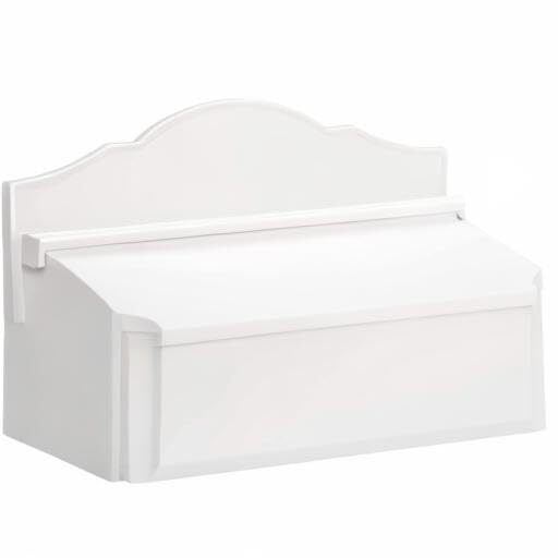 16602 Colonial Wall Mailbox White