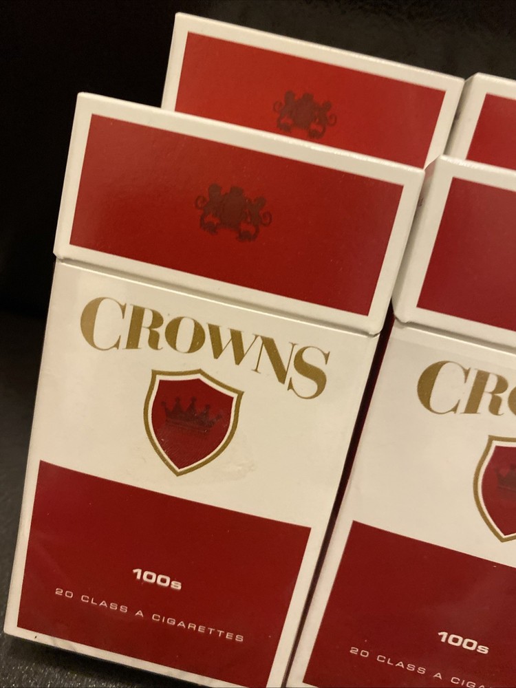 Crowns Cigarettes 100’s - EMTY 8 Boxes, Collectable, Crafts