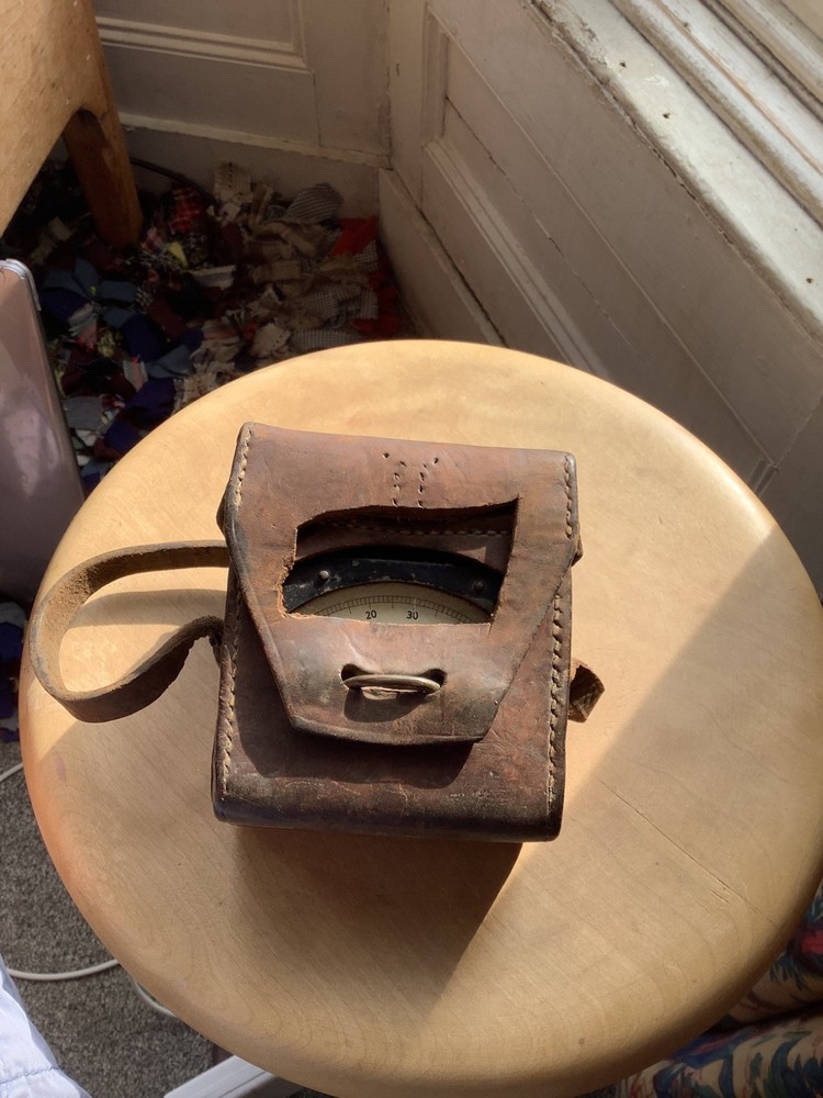 vintage collectible old voltmeter