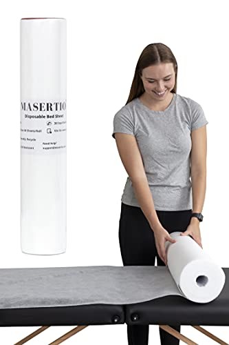 Disposable Massage Table Sheets - 60 Sheets Per Roll - Recyclable 1 Roll