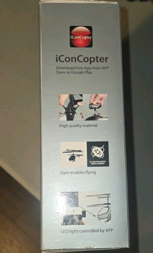 iConcopter Interactive R/C Helicopter Bluetooth smartphone great gift