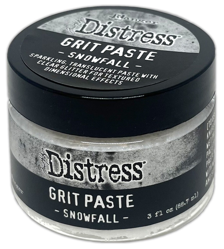 Tim Holtz Distress Grit Paste 3oz-Snowfall - 2 Pack