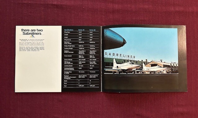 Sabreliner 40 - 60 1979 Brochure