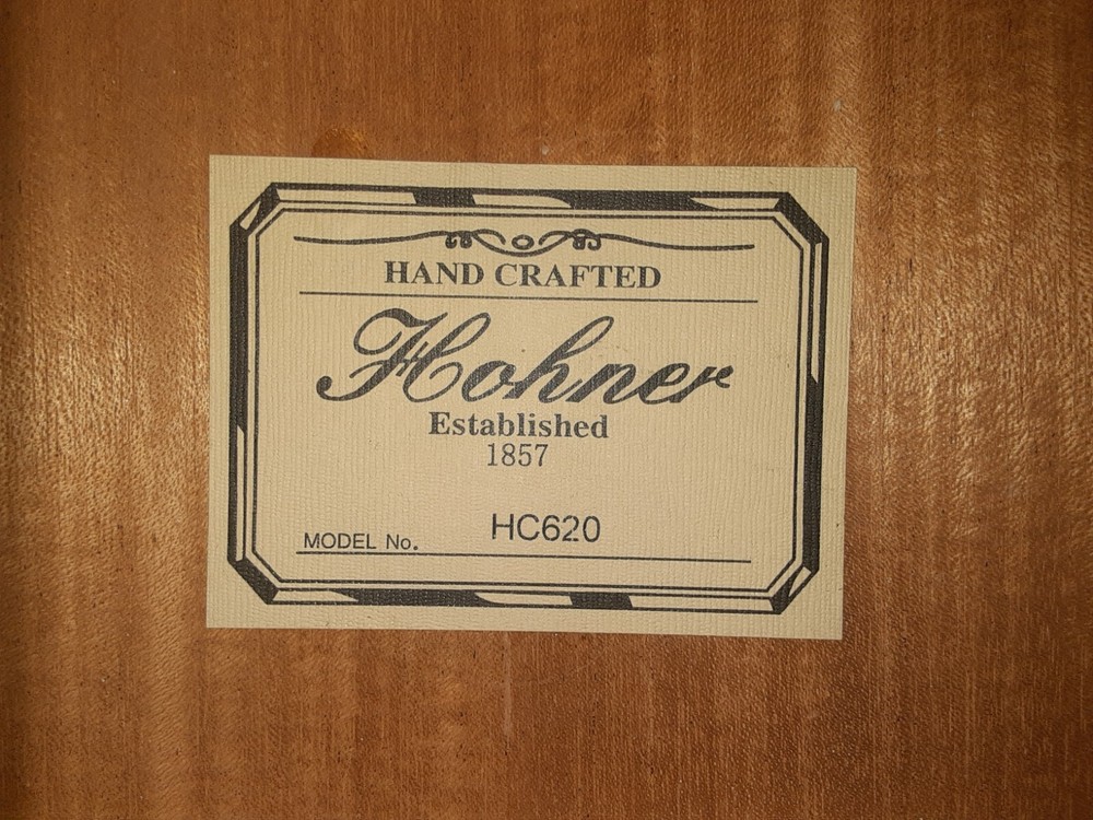 Hohner HC620 Classical Guitar Solid Top 2-Way Truss Rod