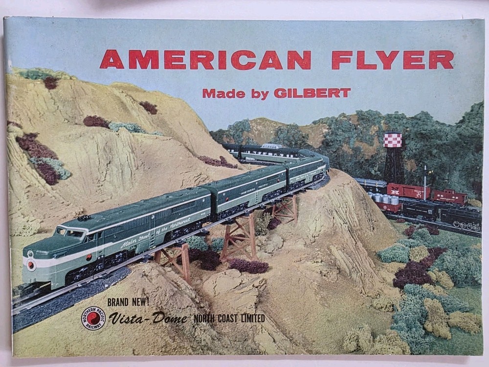 ORIGINAL 1956 D1666 American Flyer Gilbert Erector Catalog Complete