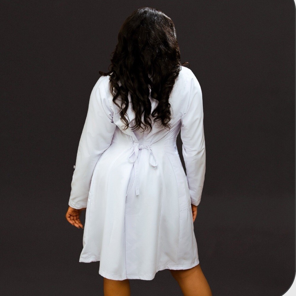 Lab Coated - Fitted & Pleated With Free Customization