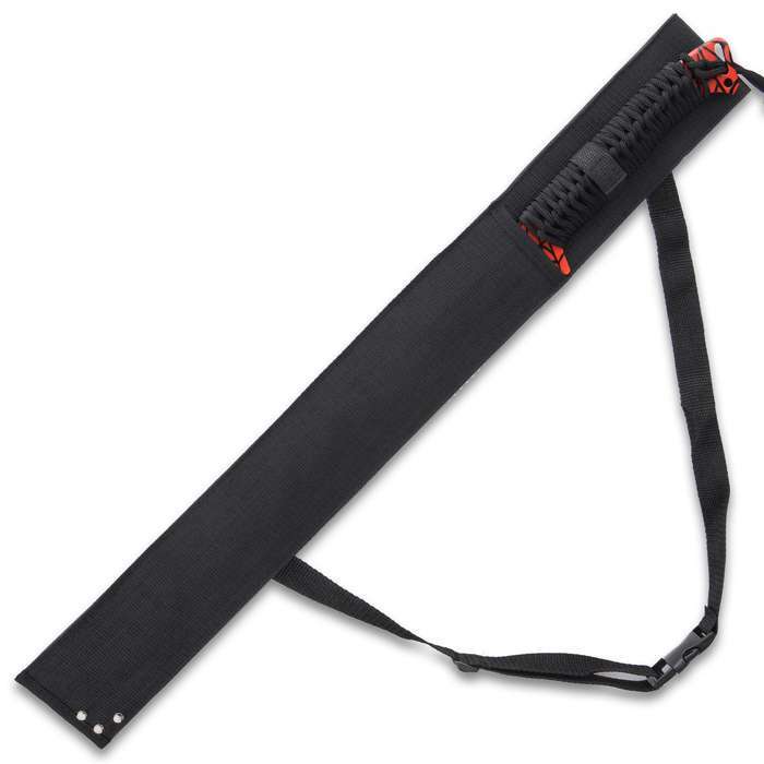 27" Full Tang Crimson Web Ninja Samurai Katana Tactical with Sheath