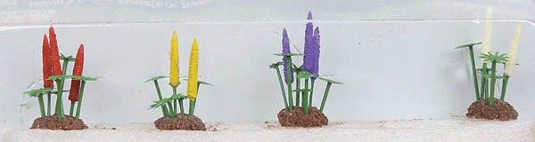 JTT 95542 Lupines 1" 2.5cm Tall pkg(8)