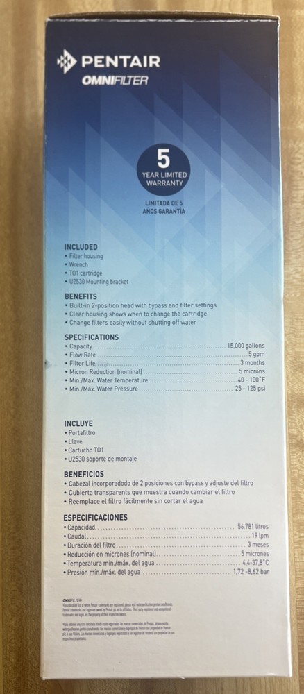 OmniFilter U30 Whole House Water Filter System Purifier.