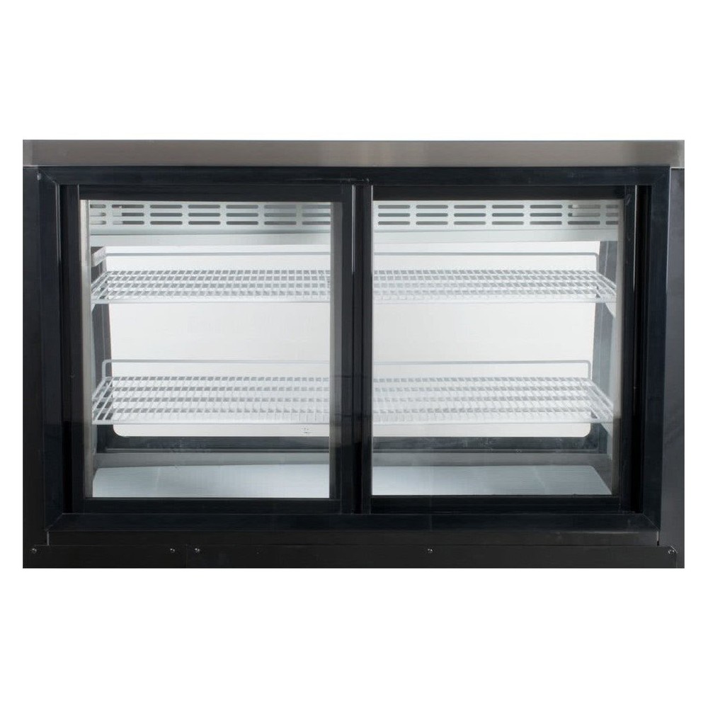 PeakCold 36" Refrigerated Deli Display Case - Black