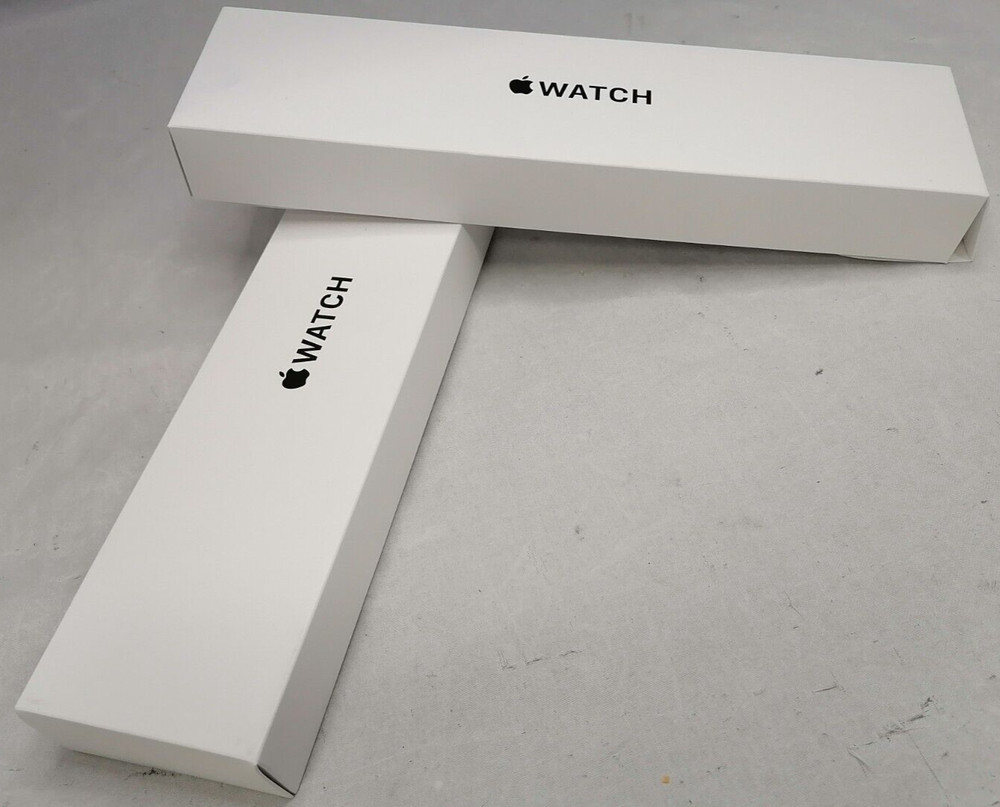 (BOX ONLY) 2 Apple Watch 2nd Gen Boxes With Half Band And Papers