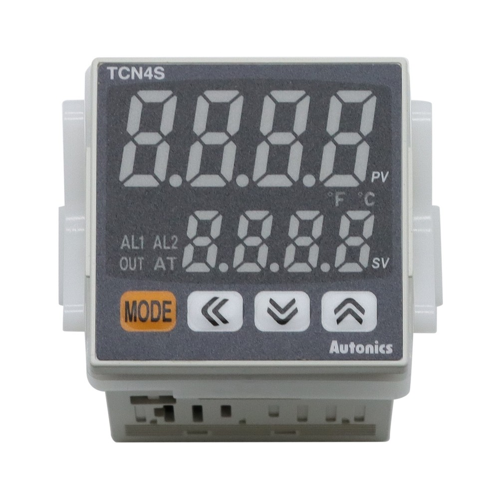 TCN4S-24R Dual Display PID Temperature Controller 100~240VAC 100ms For AUTONICS