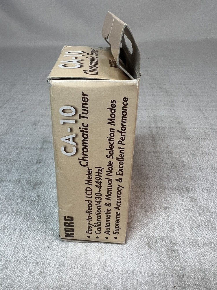 Korg CA-10 Chromatic Tuner with Original Box Vintage Works!