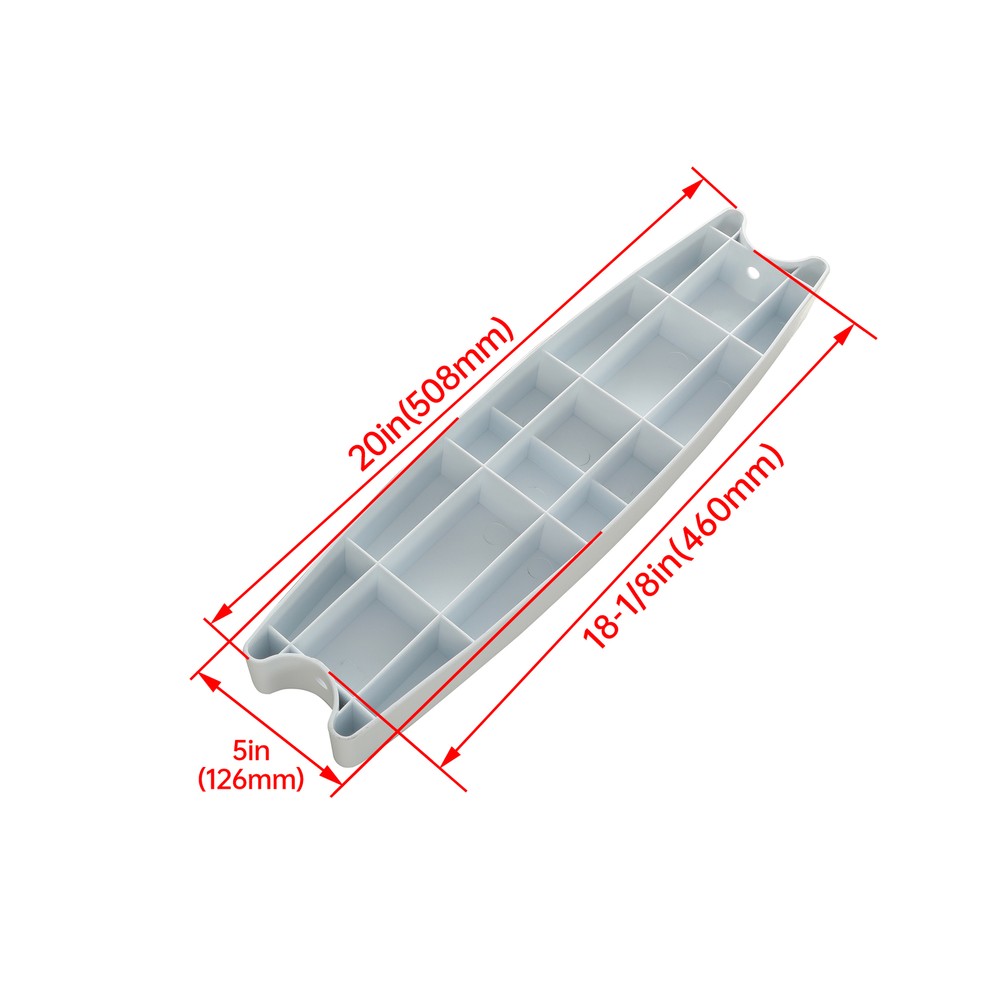 3Pcs Swimming Pool Molded Plastic Replacement Ladder Rung Steps