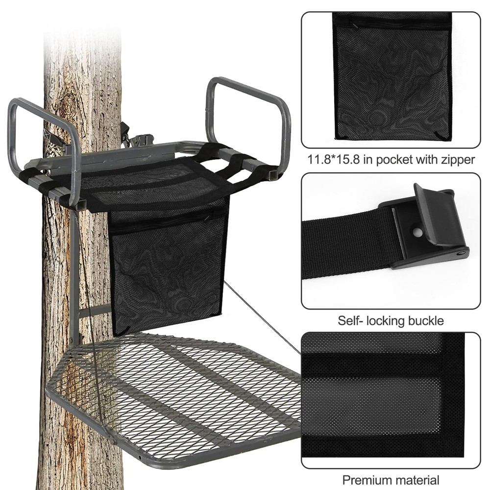 Tree Stand Seat Replacement for Hunting Lightweight Mesh Seat