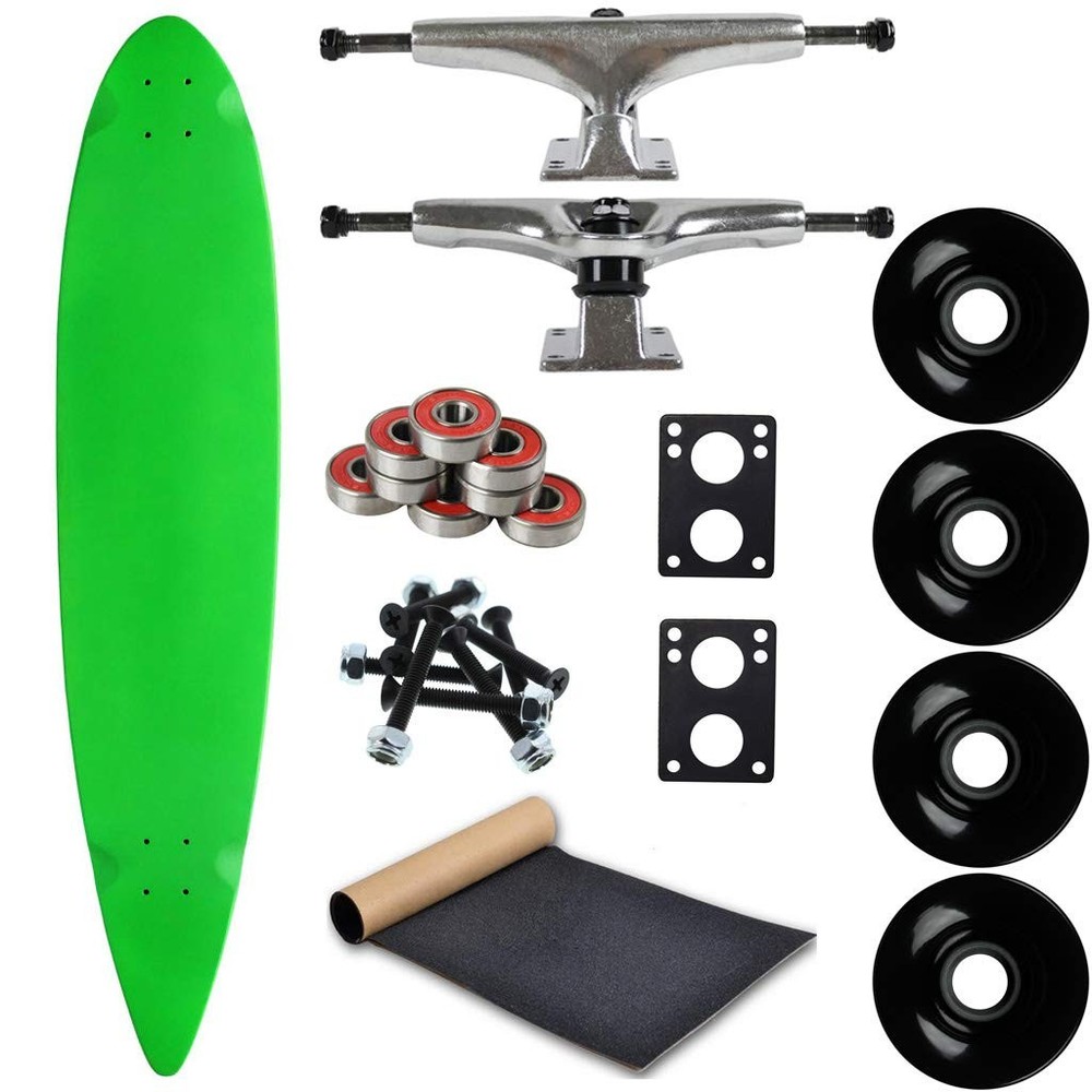 Moose Longboard Complete 9" x 43" Pintail (Green) Green