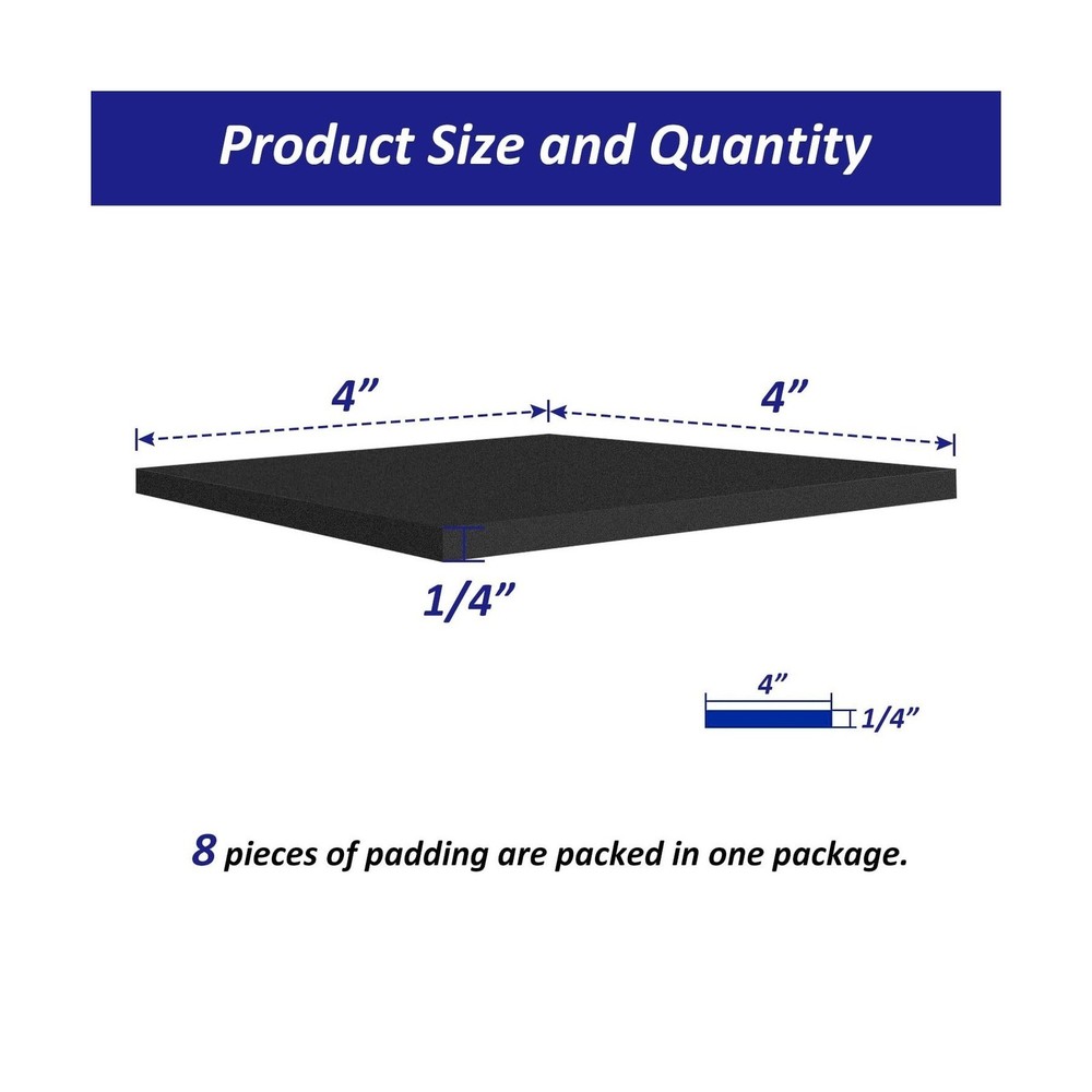 Foam Padding Sheets with Adhesive Backing - Self Stick Neoprene Insulation Fo...
