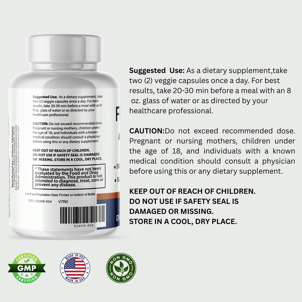 FlowRevive- Prostate Support- 5 Bottles- 300 Capsules