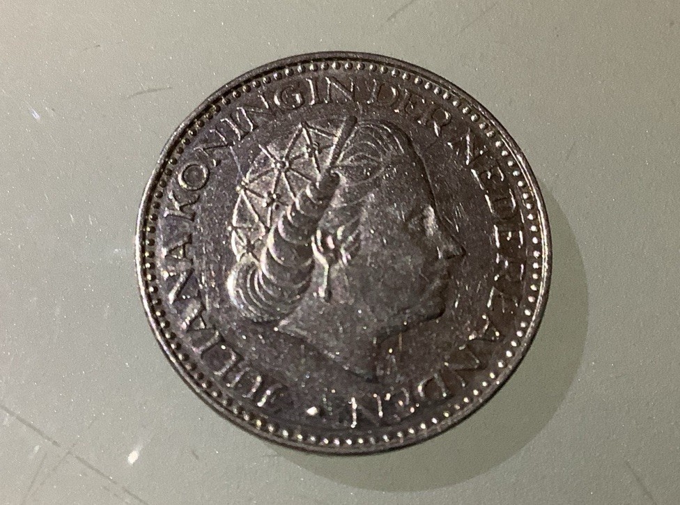 Netherlands 1 Gulden 1968 Circulated